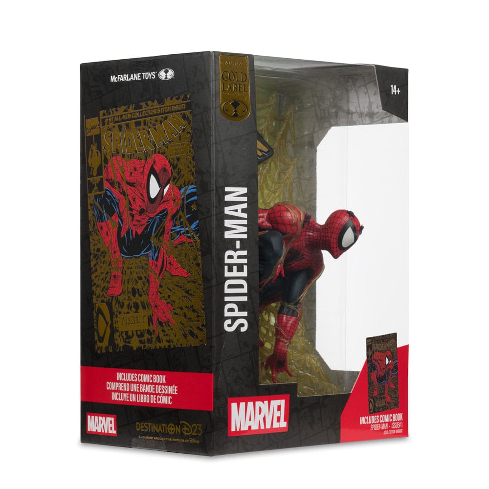 Marvel Collection PVC Statue 1/6 Spider-Man (Spider-Man # 1) (Gold Edition) (Gold Label) 15 cm - Preorder - ETA: 29.10.2025