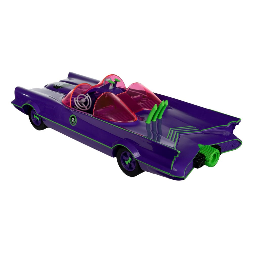 DC Retro Actionfigur und Fahrzeug Batman 66 Batmobil with Joker (Gold Label) - Versand: 5-7 Tage nach Bestellung