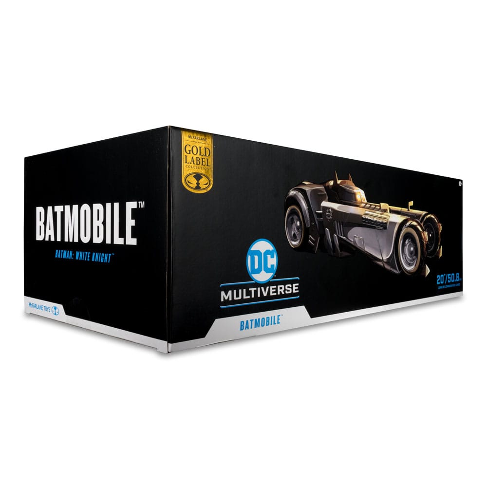 DC Multiverse Fahrzeug White Knight Batmobile (Gold Label) 18 cm - Versand: 5-7 Tage nach Bestellung