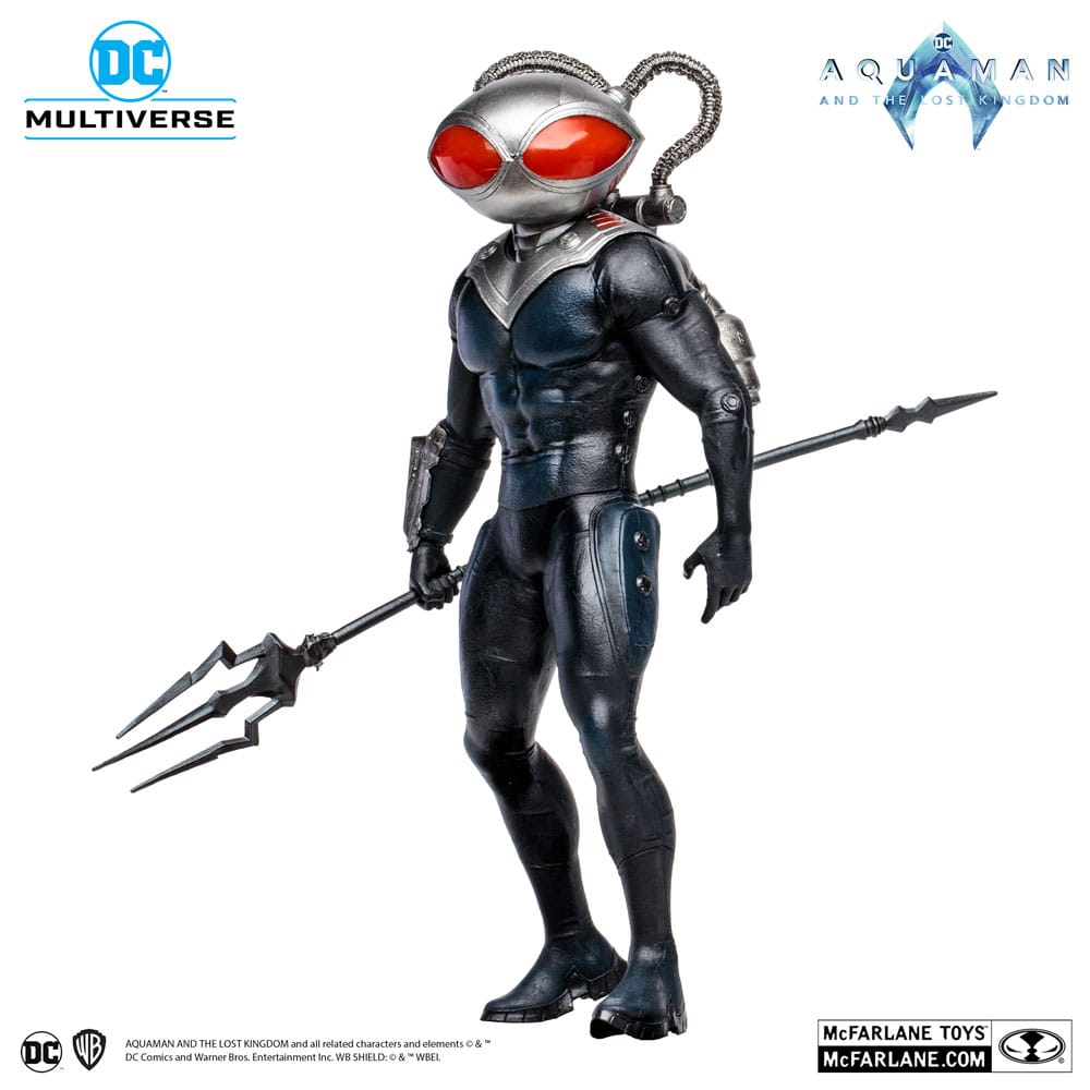 Aquaman and the Lost Kingdom DC Multiverse Megafig Actionfigur Black Manta 30 cm - Versand: 5-7 Tage nach Bestellung