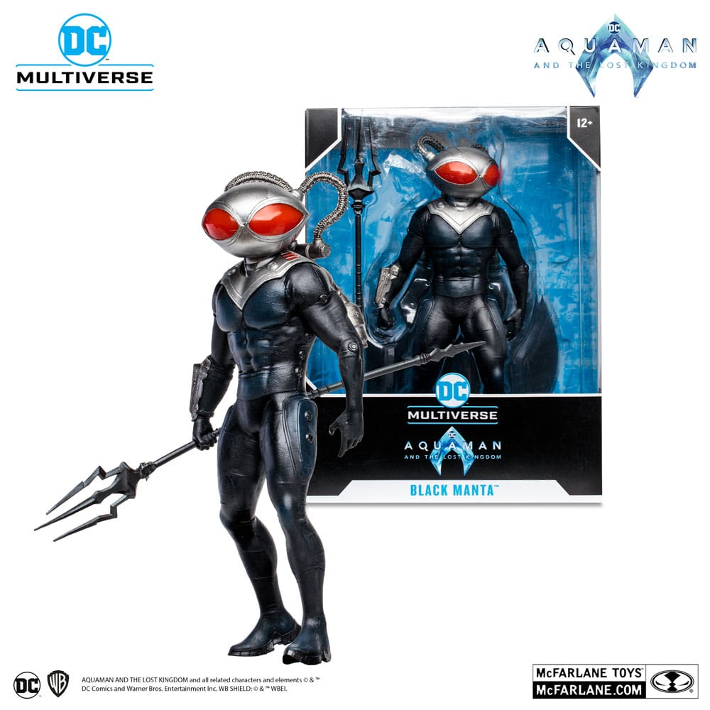 Aquaman and the Lost Kingdom DC Multiverse Megafig Actionfigur Black Manta 30 cm - Versand: 5-7 Tage nach Bestellung