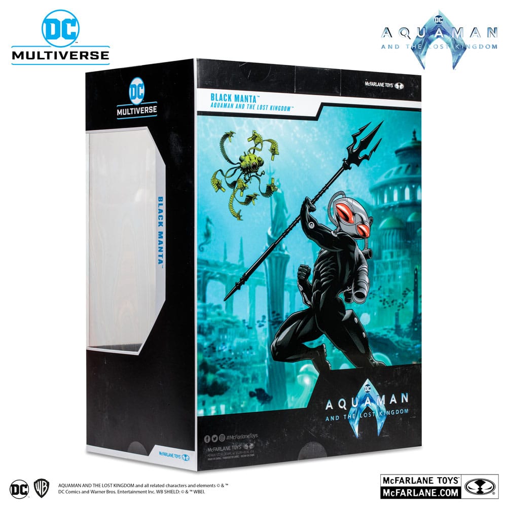 Aquaman and the Lost Kingdom DC Multiverse Megafig Actionfigur Black Manta 30 cm - Versand: 5-7 Tage nach Bestellung
