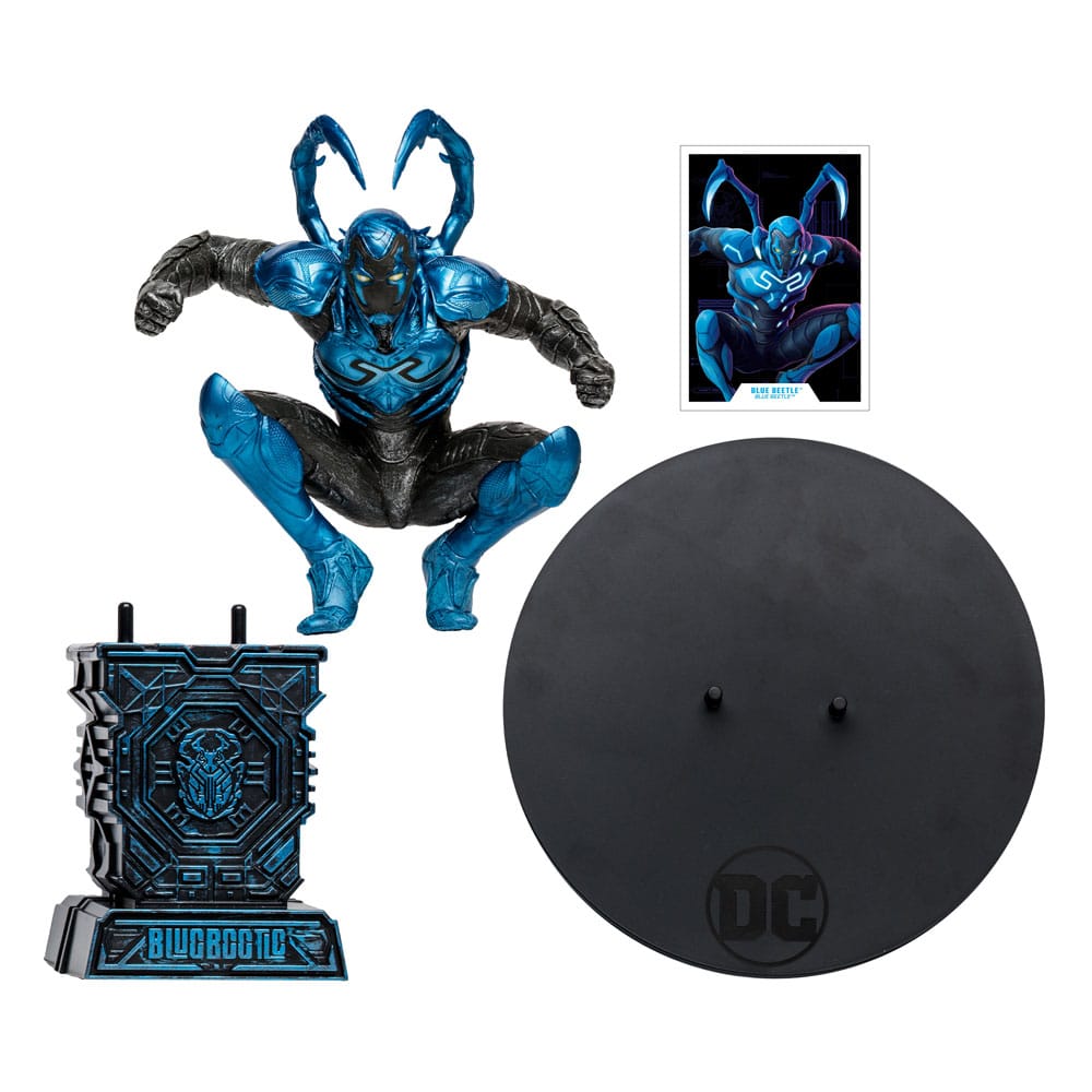 DC Blue Beetle Movie PVC Statue Blue Beetle 30 cm - Versand: 5-7 Tage nach Bestellung