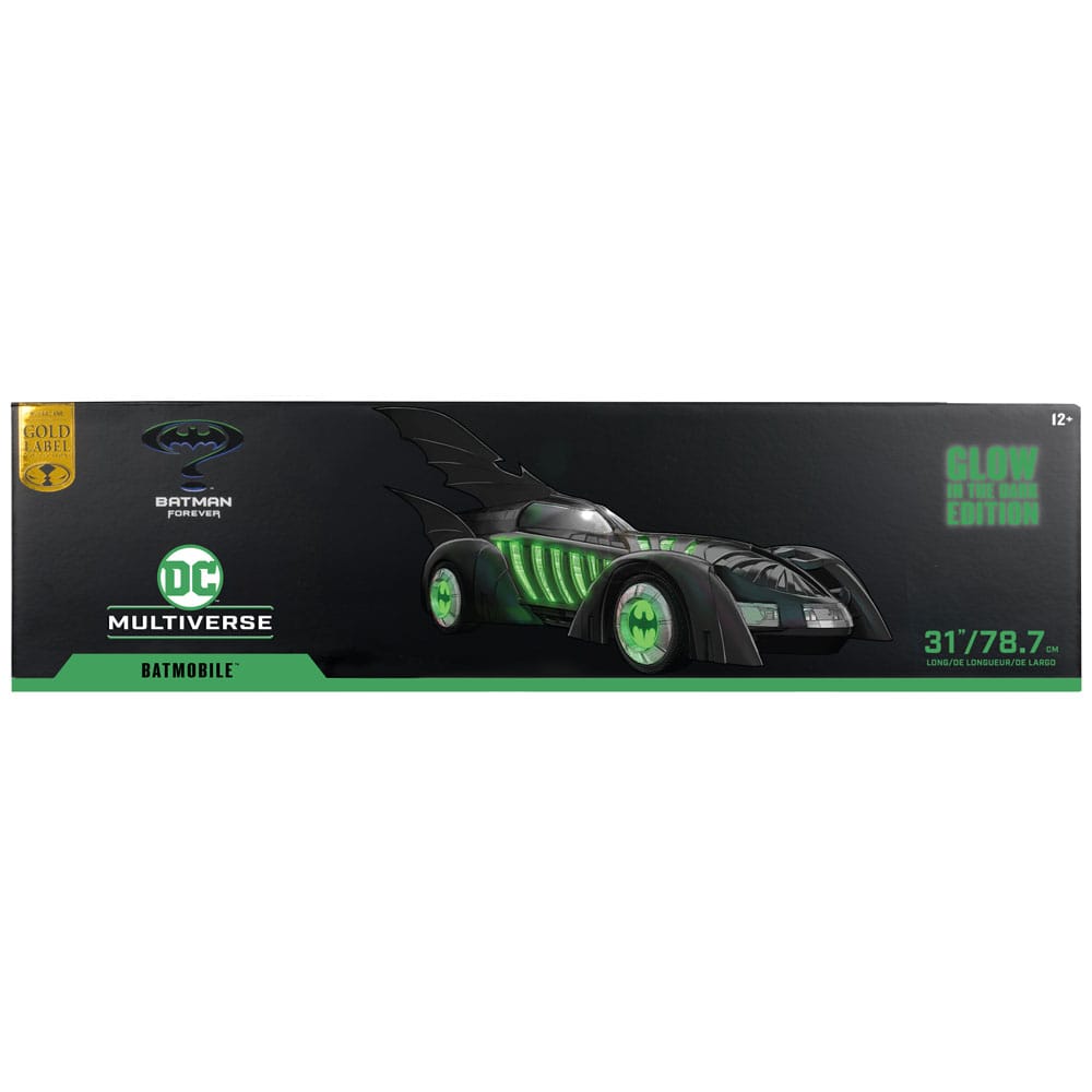 Batman Forever DC Multiverse Fahrzeug Batmobile Glow in the Dark Edition (Gold Label) 79 cm - sofort verfügbar