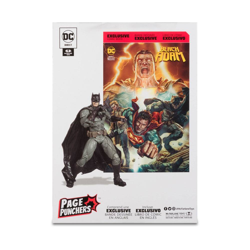 DC Black Adam Page Punchers Actionfigur & Comic Batman 18 cm - Preorder - ETA: 06.01.2026