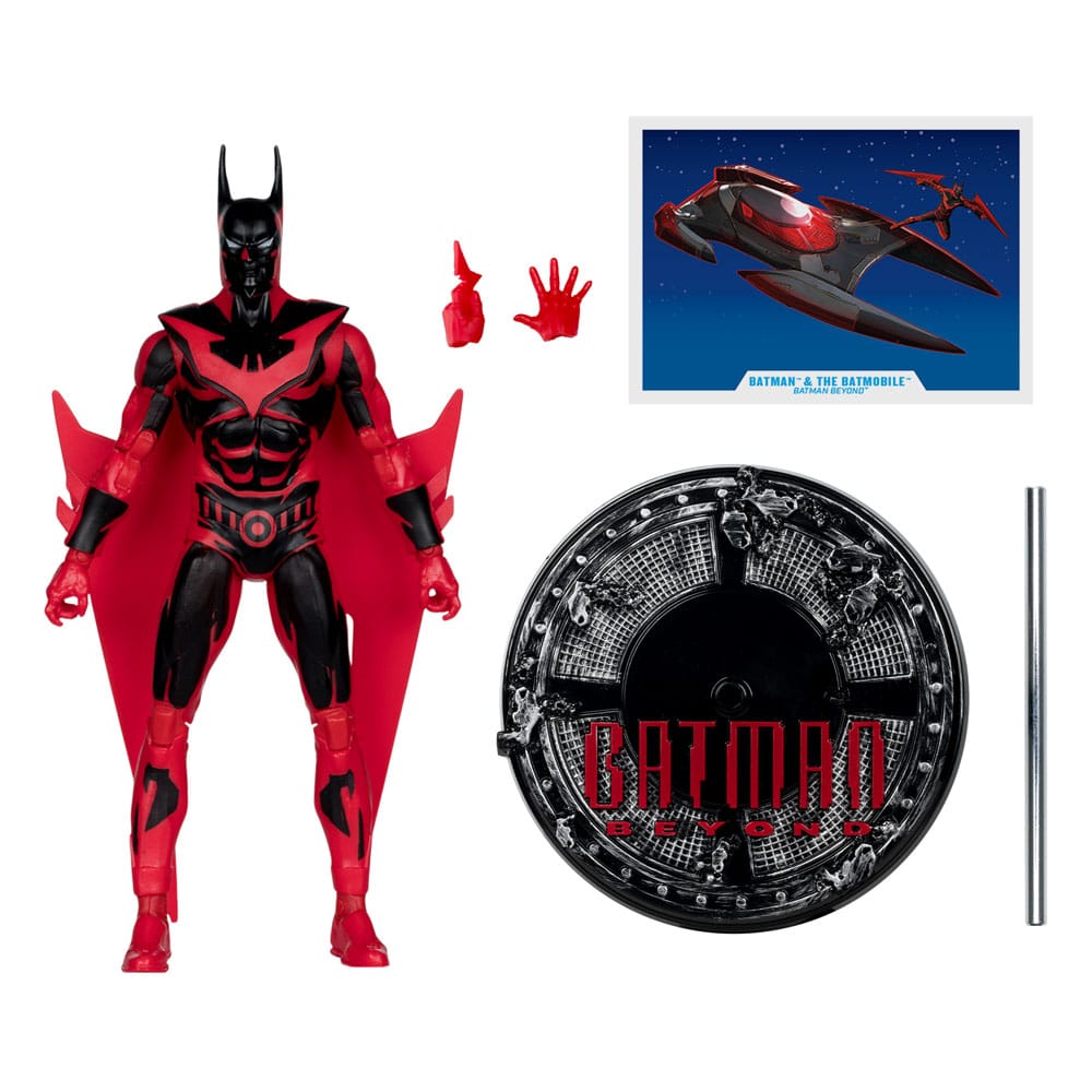 Batman Beyond DC Multiverse Actionfigur mit Fahrzeug Batman & The Batmobile (Gold Label) 53 cm - Versand: 5-7 Tage nach Bestellung