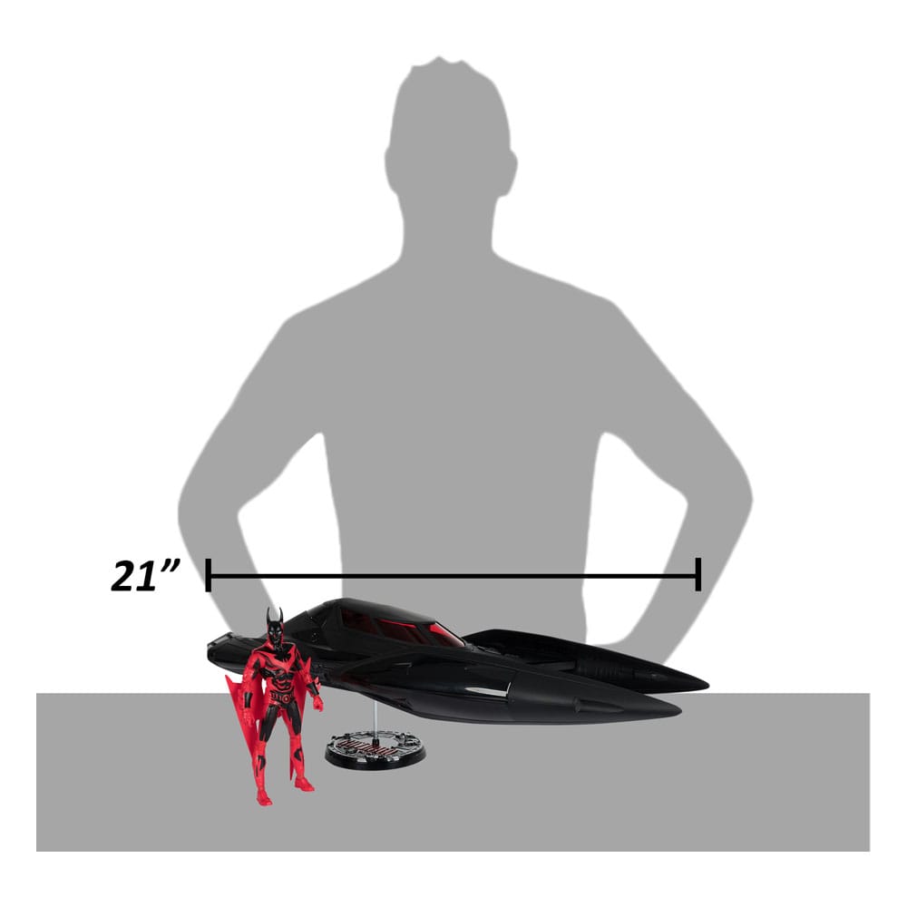 Batman Beyond DC Multiverse Actionfigur mit Fahrzeug Batman & The Batmobile (Gold Label) 53 cm - Versand: 5-7 Tage nach Bestellung