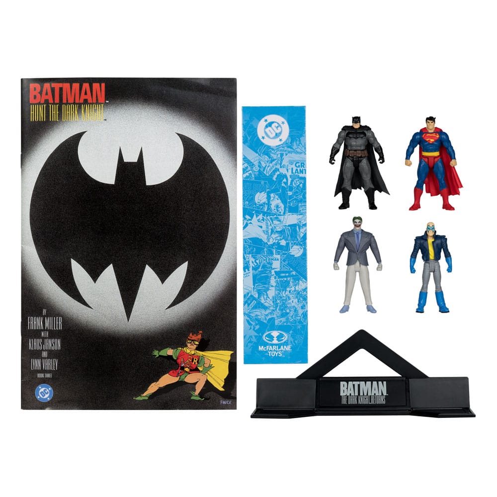 DC Direct Page Punchers Actionfiguren 4er-Pack Batman & Son of Batman & Superman & Joker 7 cm - Versand: 5-7 Tage nach Bestellung