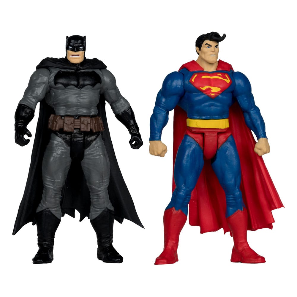 DC Direct Page Punchers Actionfiguren 4er-Pack Batman & Son of Batman & Superman & Joker 7 cm - Versand: 5-7 Tage nach Bestellung