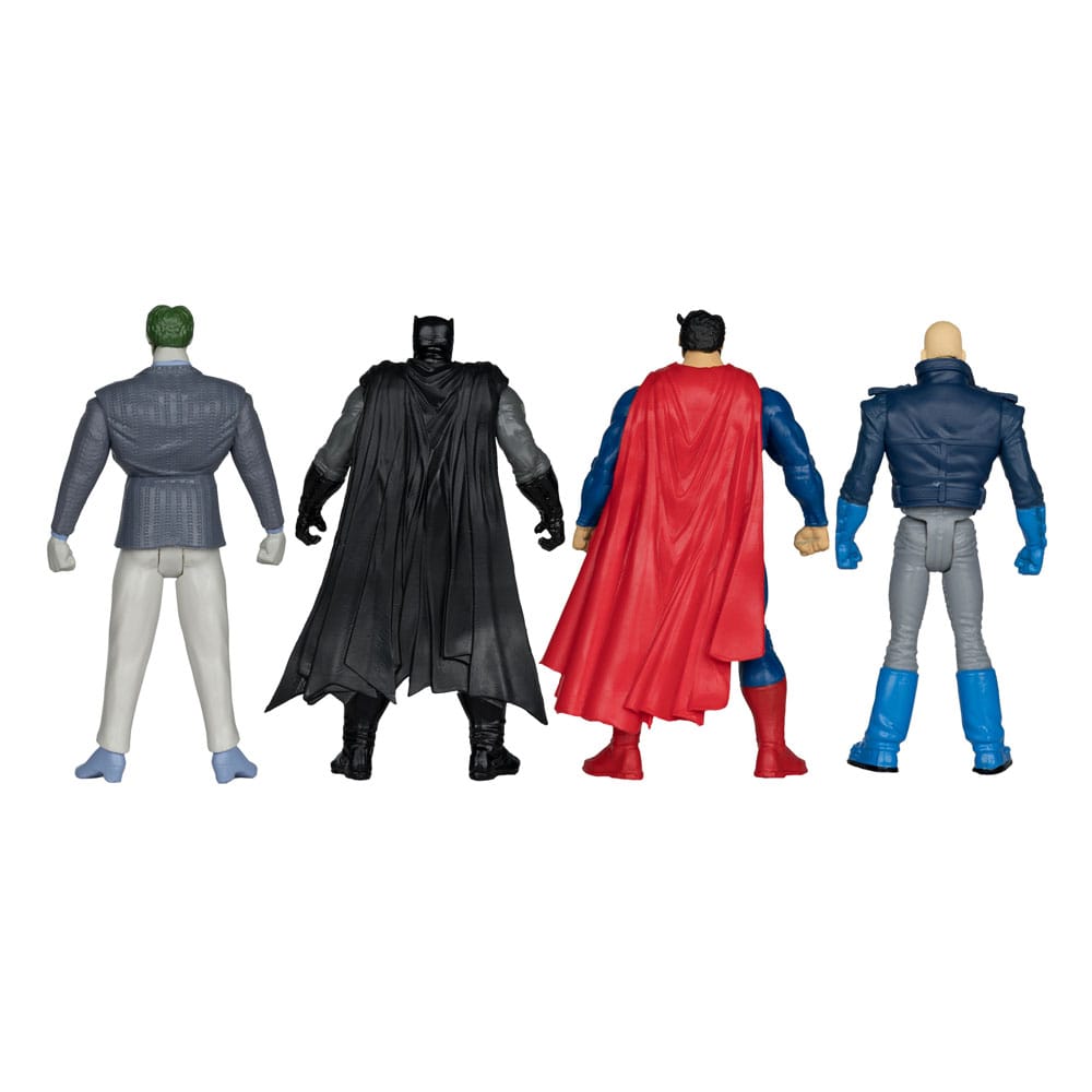 DC Direct Page Punchers Actionfiguren 4er-Pack Batman & Son of Batman & Superman & Joker 7 cm - Versand: 5-7 Tage nach Bestellung