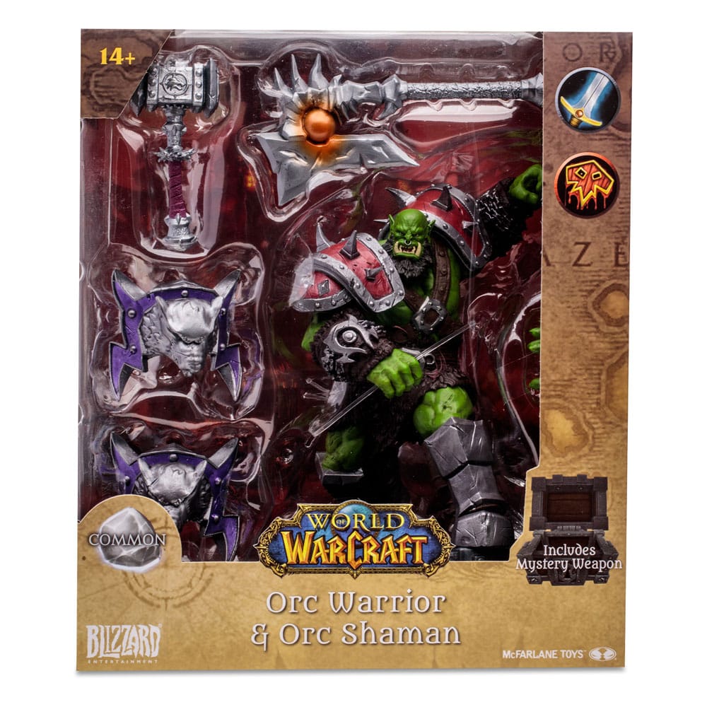 World of Warcraft Actionfigur Orc: Shaman / Warrior 15 cm - Preorder - ETA: 06.01.2026