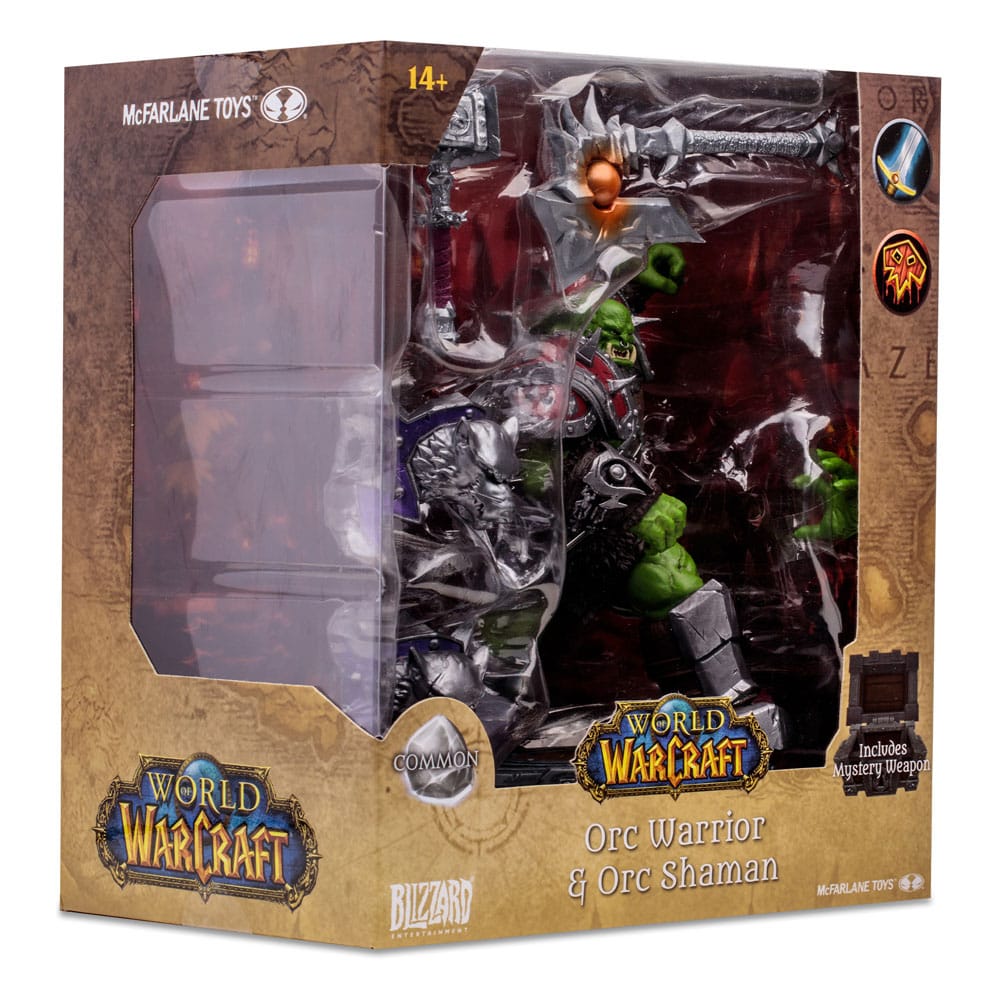 World of Warcraft Actionfigur Orc: Shaman / Warrior 15 cm - Preorder - ETA: 06.01.2026