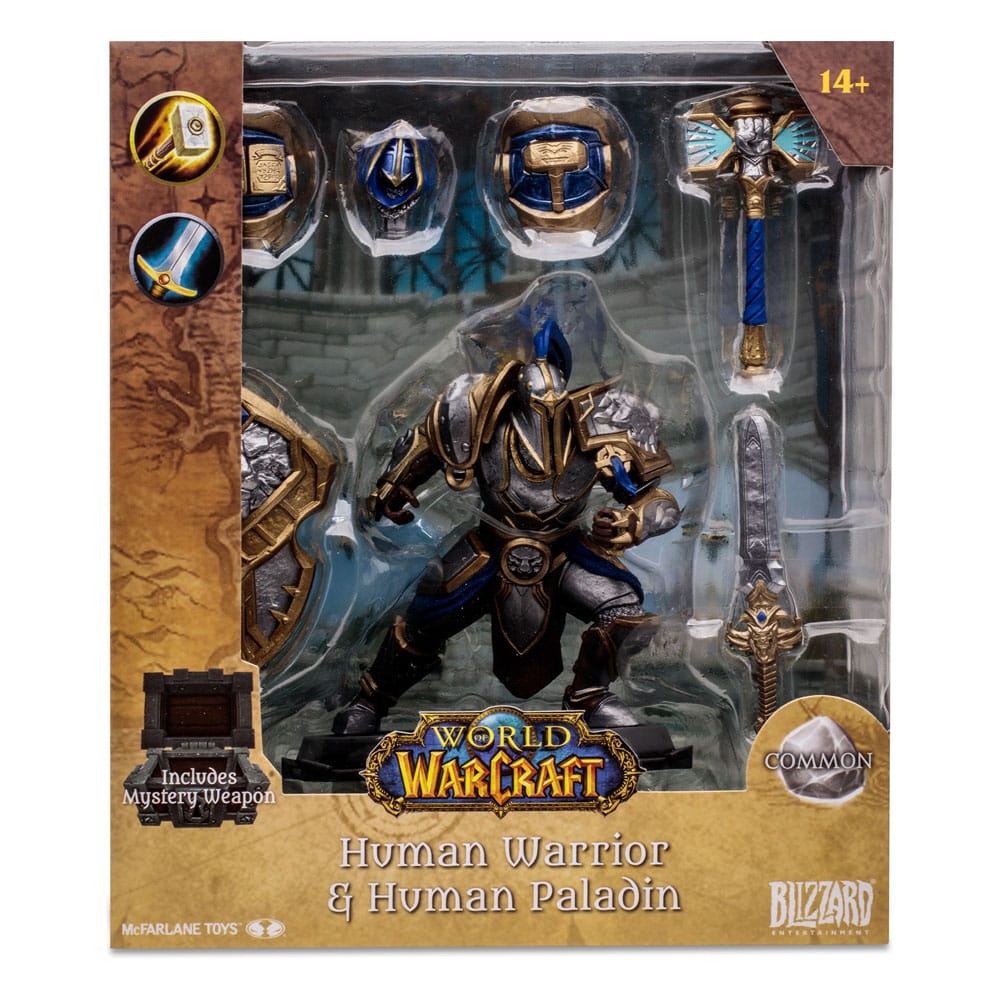 World of Warcraft Actionfigur Human: Paladin / Warrior 15 cm - Preorder - ETA: 06.01.2026