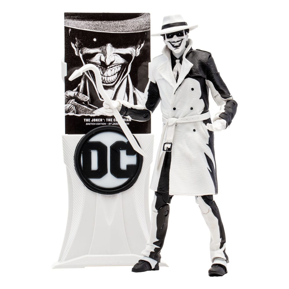 Batman: Three Jokers DC Multiverse Actionfigur The Joker: The Comedian Sketch Edition (Gold Label) 18 cm - Versand: 5-7 Tage nach Bestellung