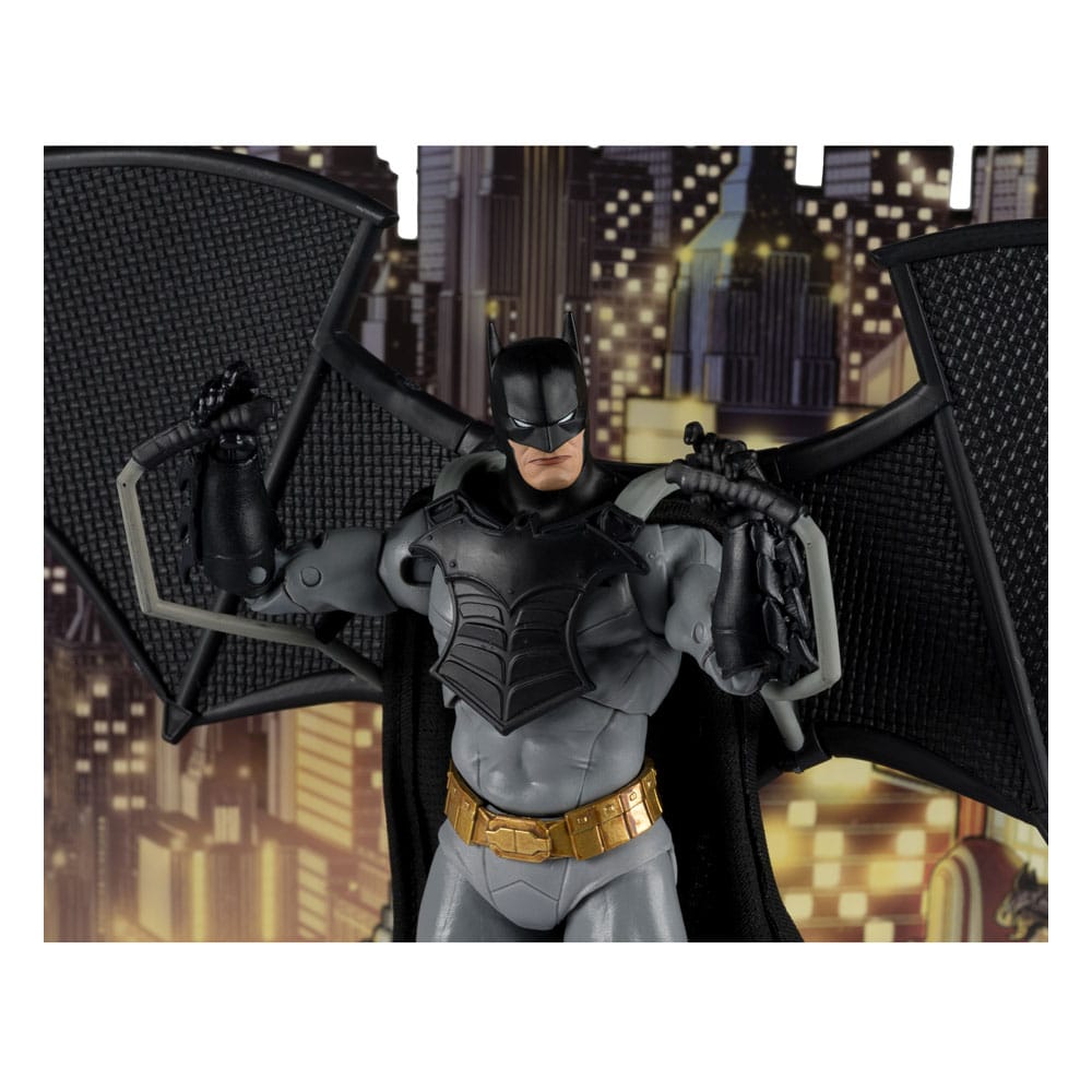 DC Multiverse Actionfigur Batman with Bat-Glider (The Thirteenth Hour) (Gold Label) 18 cm - Versand: 5-7 Tage nach Bestellung