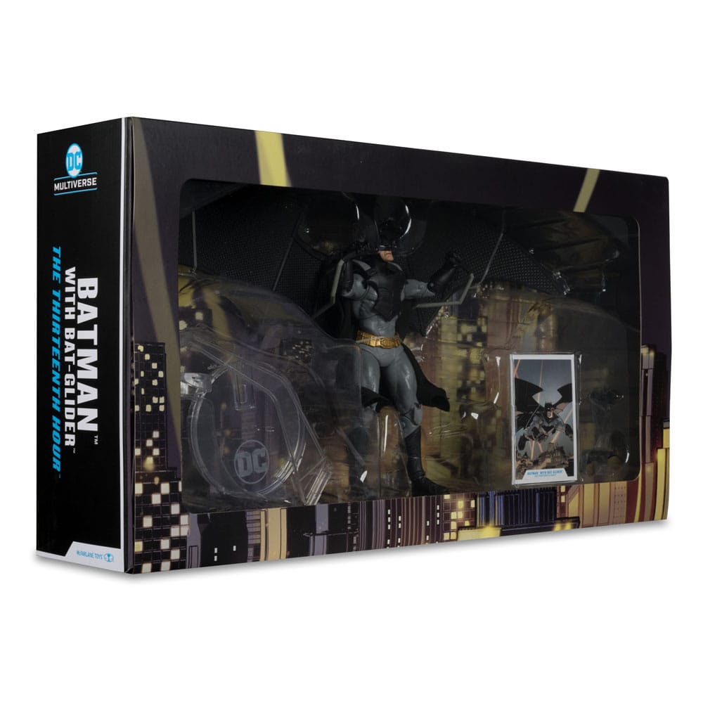 DC Multiverse Actionfigur Batman with Bat-Glider (The Thirteenth Hour) (Gold Label) 18 cm - Versand: 5-7 Tage nach Bestellung