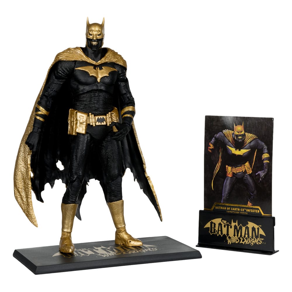 DC Multiverse Actionfigur Batman of Earth-22 Infected (Dark Metal) Knightmare Edition (Gold Label) 18 cm - Versand: 5-7 Tage nach Bestellung
