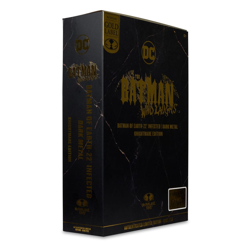 DC Multiverse Actionfigur Batman of Earth-22 Infected (Dark Metal) Knightmare Edition (Gold Label) 18 cm - Versand: 5-7 Tage nach Bestellung