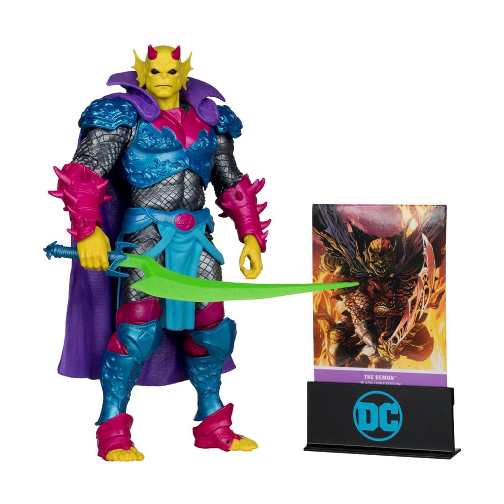 DC Multiverse Actionfigur The Demon (Demon Knights) Black Light Edition (Gold Label) 18 cm - Versand: 5-7 Tage nach Bestellung