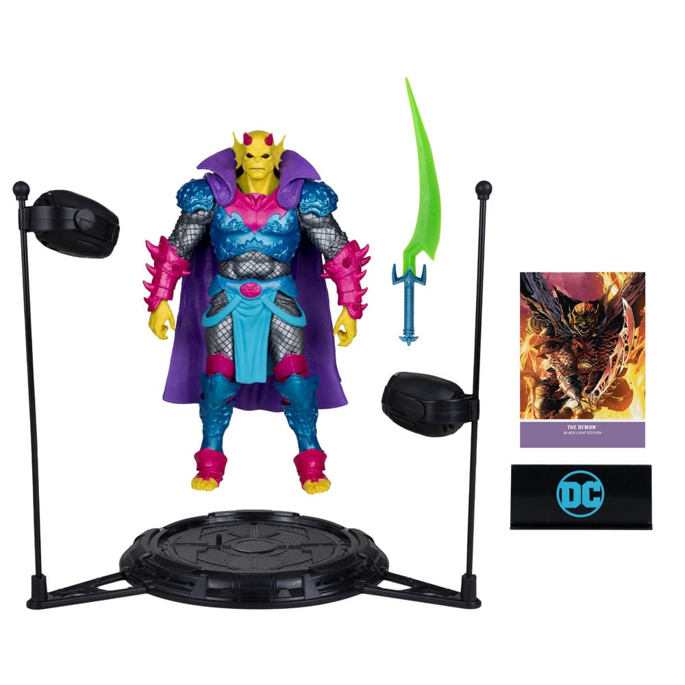 DC Multiverse Actionfigur The Demon (Demon Knights) Black Light Edition (Gold Label) 18 cm - Versand: 5-7 Tage nach Bestellung