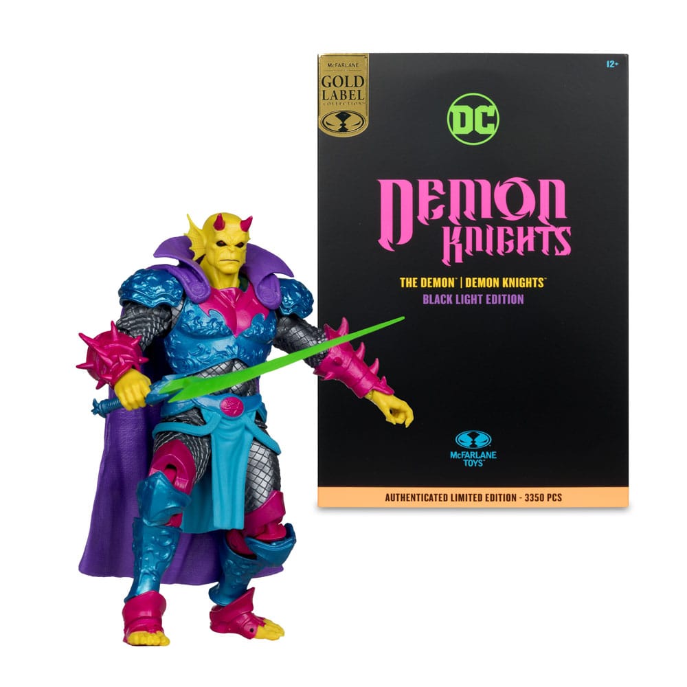 DC Multiverse Actionfigur The Demon (Demon Knights) Black Light Edition (Gold Label) 18 cm - Versand: 5-7 Tage nach Bestellung