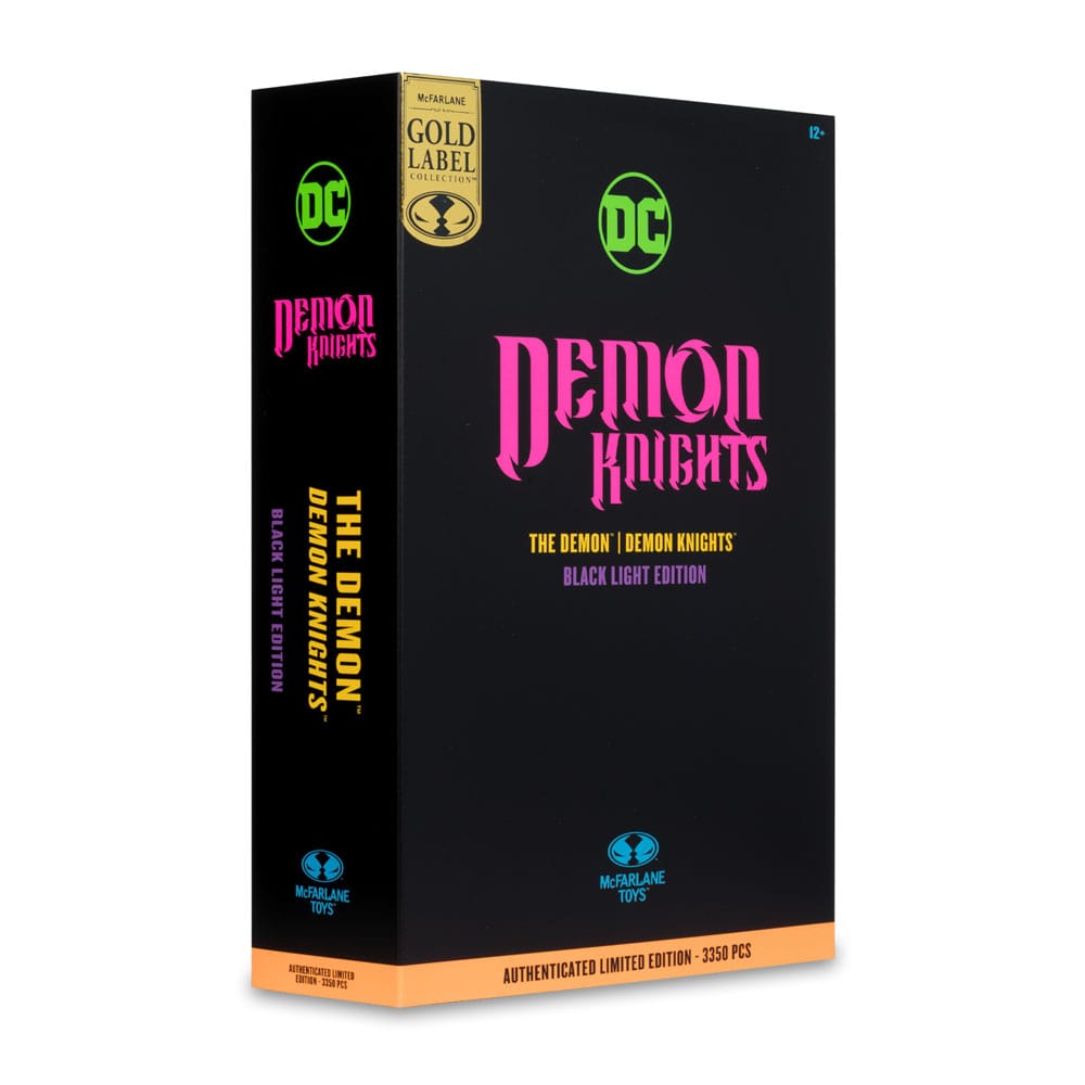 DC Multiverse Actionfigur The Demon (Demon Knights) Black Light Edition (Gold Label) 18 cm - Versand: 5-7 Tage nach Bestellung