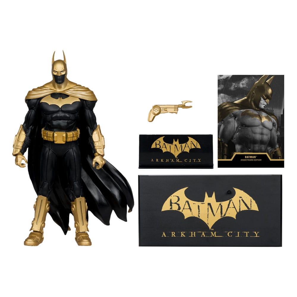 DC Multiverse Actionfigur Batman (Arkham City) Knightmare Edition (Gold Label) 19 cm - Versand: 5-7 Tage nach Bestellung