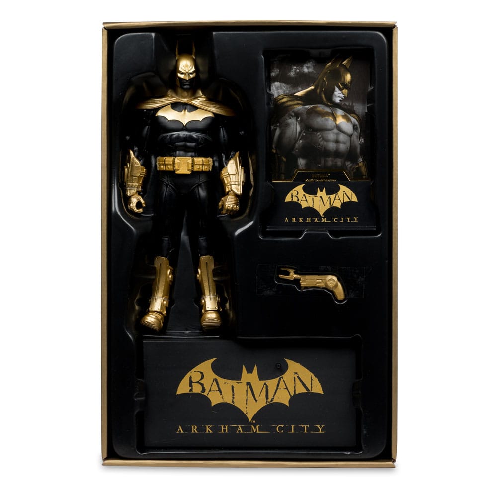 DC Multiverse Actionfigur Batman (Arkham City) Knightmare Edition (Gold Label) 19 cm - Versand: 5-7 Tage nach Bestellung