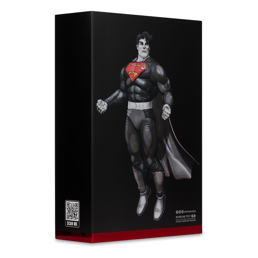 DC Multiverse Actionfigur Superman (The Dark Knight Returns) (Black & White Accent Edition) (Gold Label) 18 cm - Versand: 7 Tage nach Bestellung
