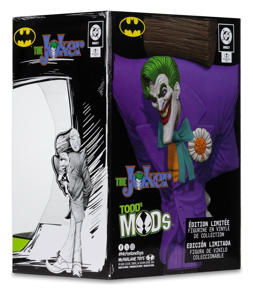DC Direct Collector Vinyl Statue The Joker (Limited Edition Todd's Mods) 13 cm - Versand: 7 Tage nach Bestellung
