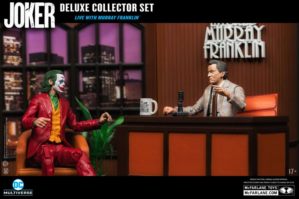 Joker DC Multiverse (Joker Movie) Deluxe Colllector Actionfigur The Joker (Live with Murray Franklin) Limited Edition 18 cm - Versand: 5-7 Tage nach Bestellung