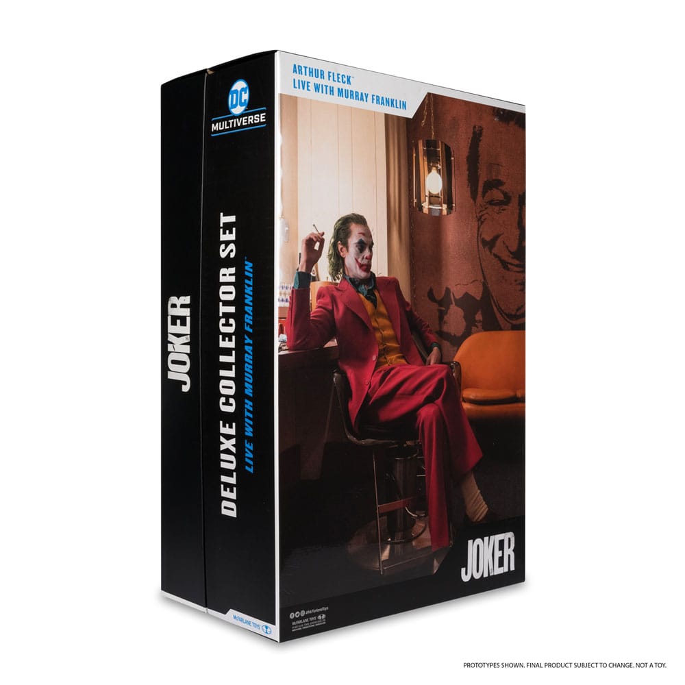 Joker DC Multiverse (Joker Movie) Deluxe Colllector Actionfigur The Joker (Live with Murray Franklin) Limited Edition 18 cm - Versand: 5-7 Tage nach Bestellung