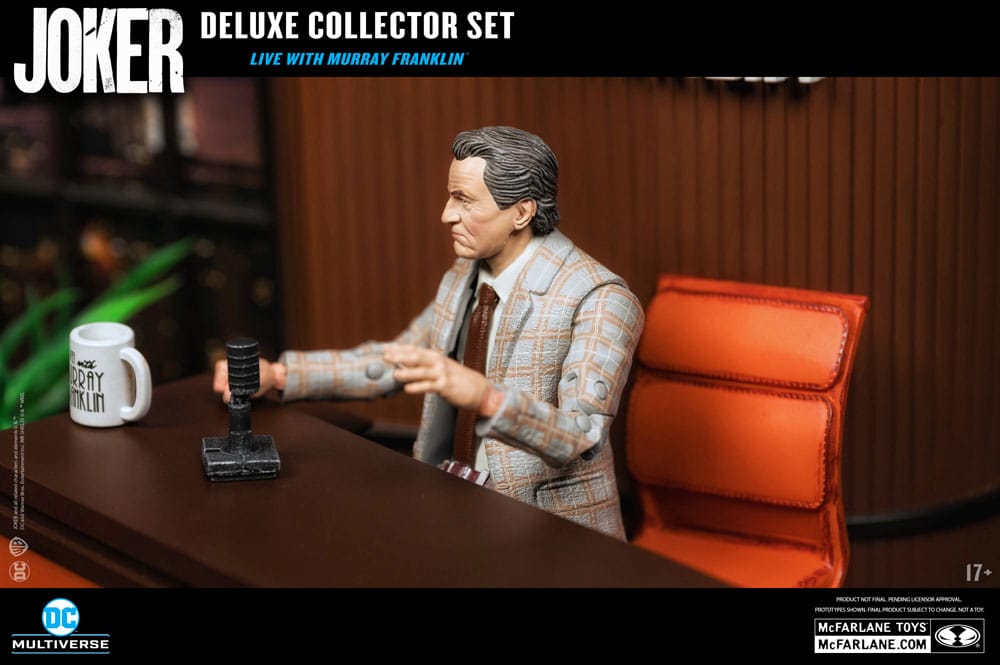 Joker DC Multiverse (Joker Movie) Deluxe Colllector Actionfigur The Joker (Live with Murray Franklin) Limited Edition 18 cm - Versand: 5-7 Tage nach Bestellung