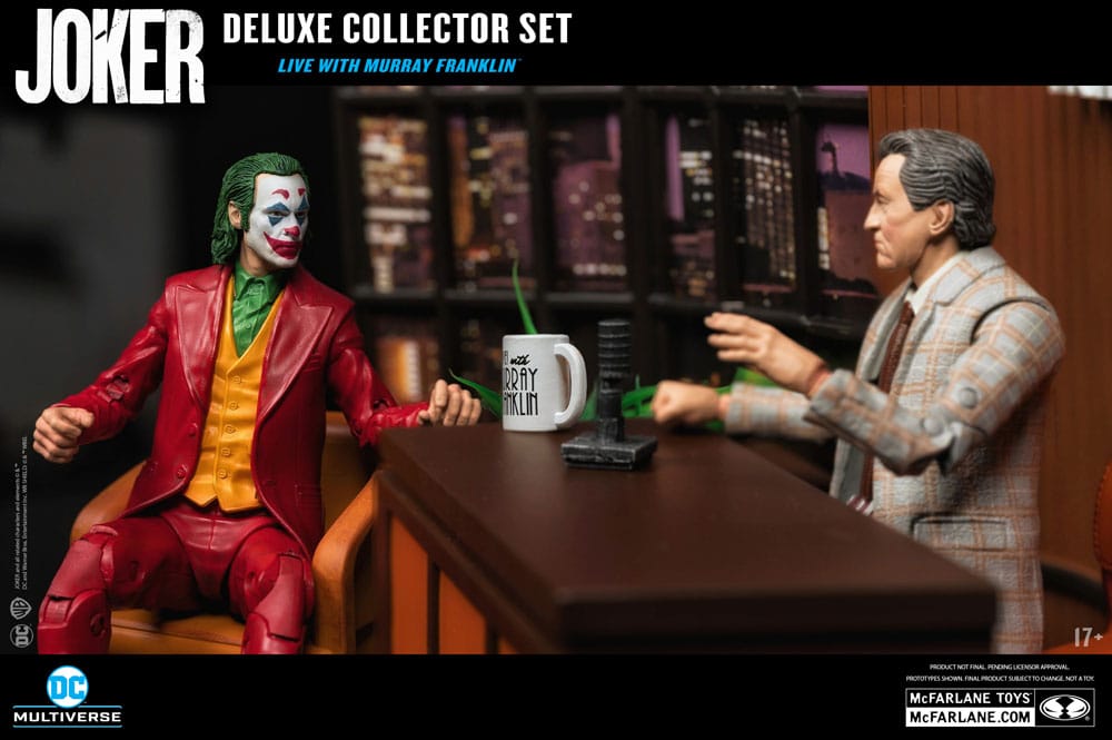 Joker DC Multiverse (Joker Movie) Deluxe Colllector Actionfigur The Joker (Live with Murray Franklin) Limited Edition 18 cm - Versand: 5-7 Tage nach Bestellung