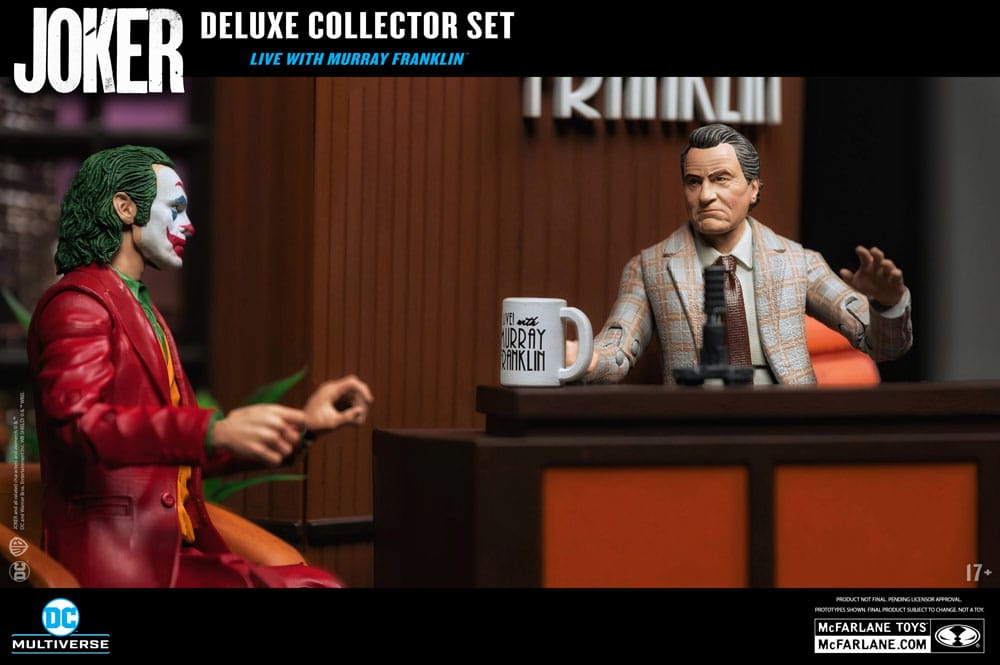 Joker DC Multiverse (Joker Movie) Deluxe Colllector Actionfigur The Joker (Live with Murray Franklin) Limited Edition 18 cm - Versand: 5-7 Tage nach Bestellung