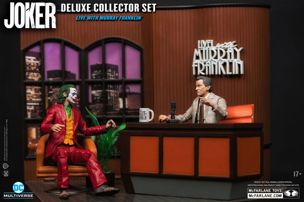 Joker DC Multiverse (Joker Movie) Deluxe Colllector Actionfigur The Joker (Live with Murray Franklin) Limited Edition 18 cm - Versand: 5-7 Tage nach Bestellung