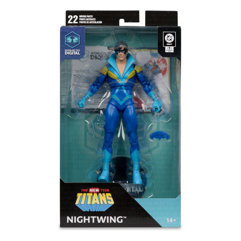 DC Direct McFarlane Toys Digital Actionfigur Nightwing (Teen Titans) 18 cm - Versand: 5-7 Tage nach Bestellung
