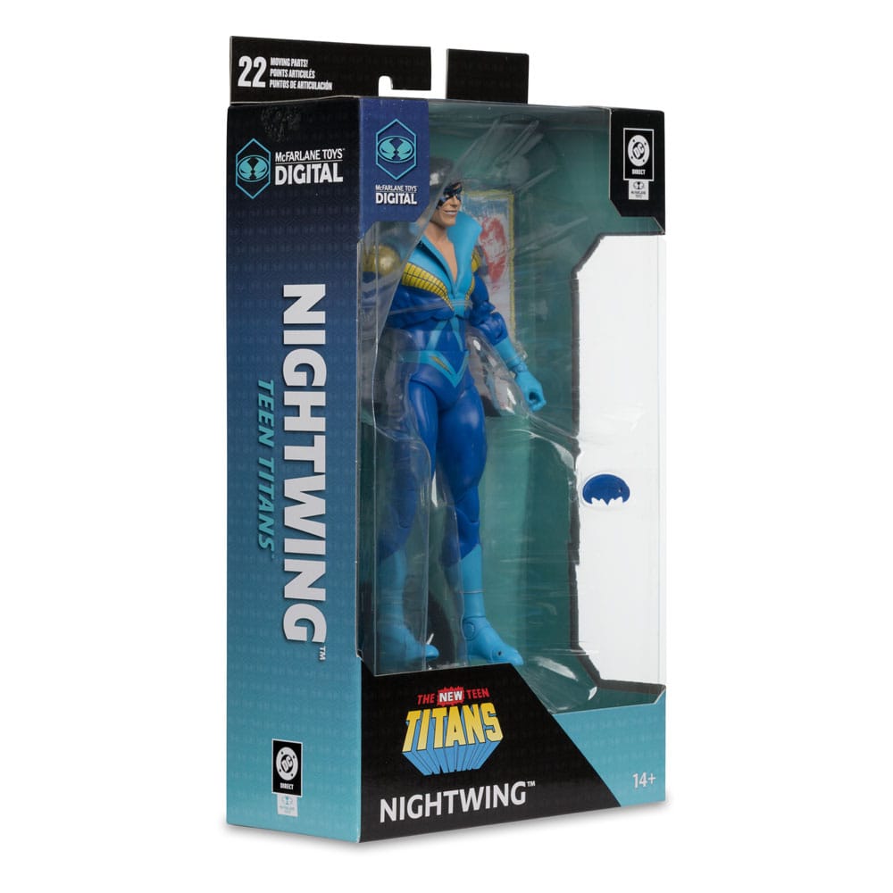 DC Direct McFarlane Toys Digital Actionfigur Nightwing (Teen Titans) 18 cm - Versand: 5-7 Tage nach Bestellung