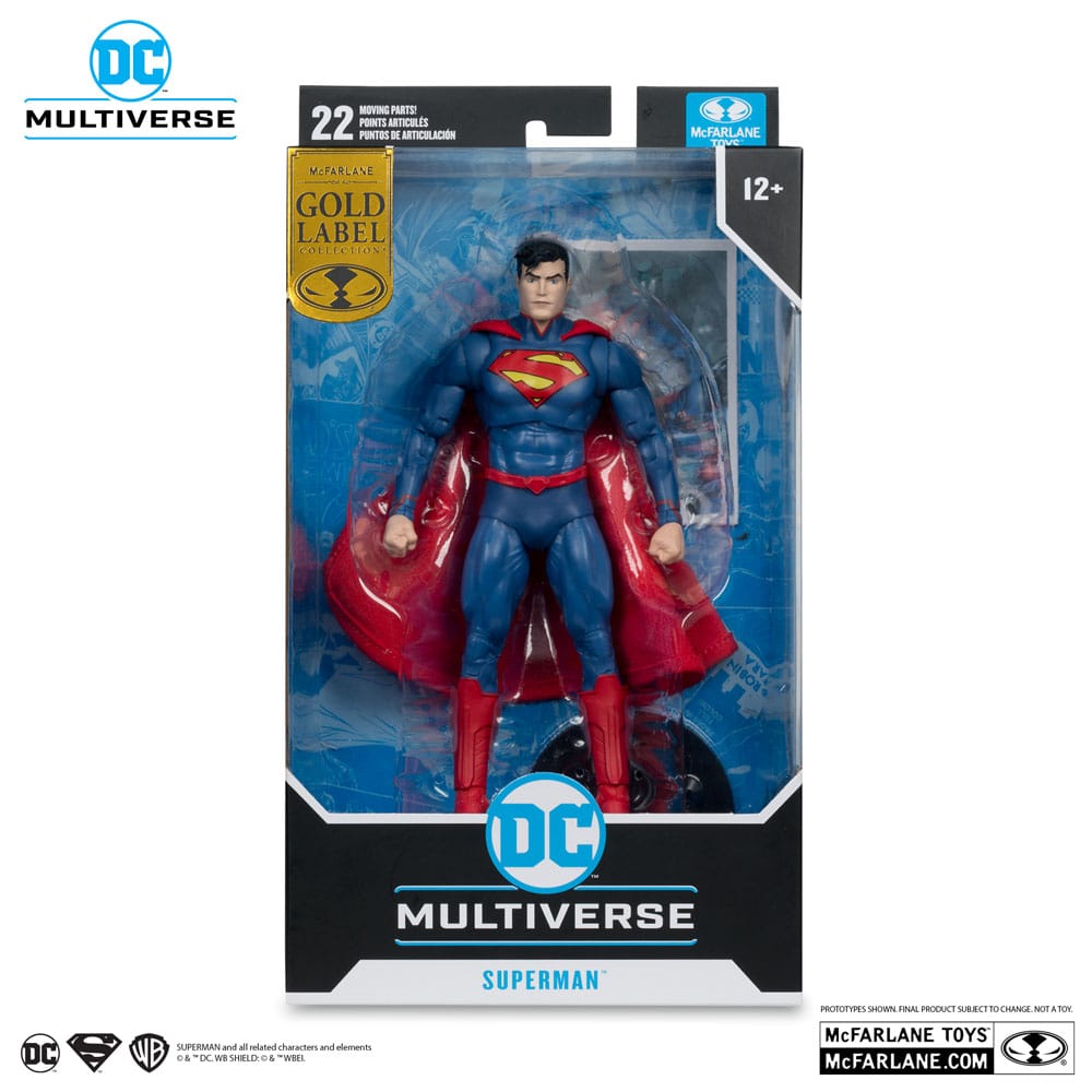 The New 52 DC Multiverse Actionfigur Superman (Gold Label) 18 cm - Versand: 5-7 Tage nach Bestellung