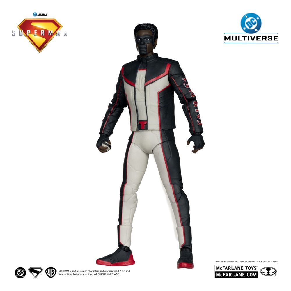 Superman (2025) DC Multiverse Deluxe Theatrical Edition Actionfigur Mr. Terrific (Red Platinum Edition) 18 cm - Versand: 5-7 Tage nach Bestellung