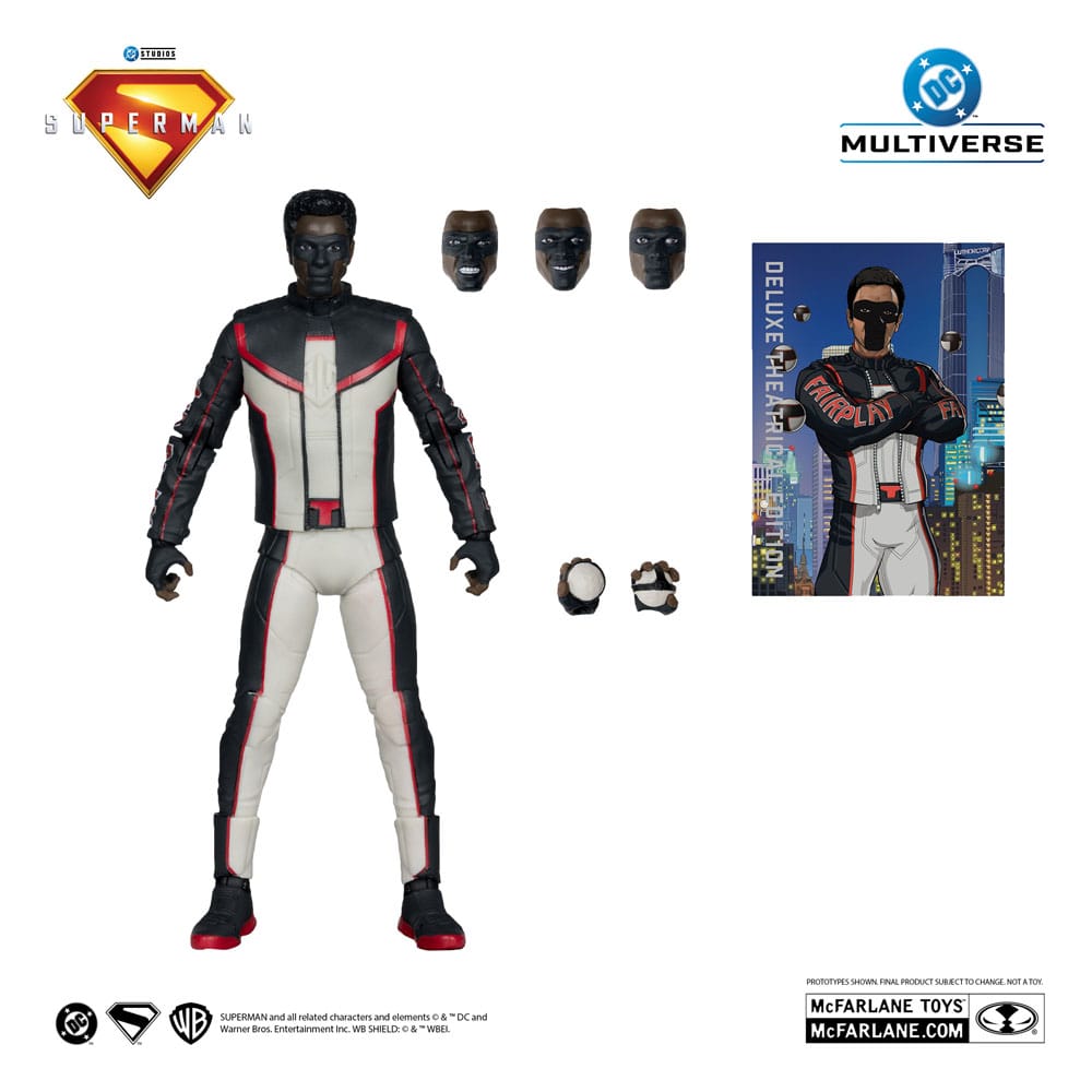 Superman (2025) DC Multiverse Deluxe Theatrical Edition Actionfigur Mr. Terrific (Red Platinum Edition) 18 cm - Versand: 5-7 Tage nach Bestellung