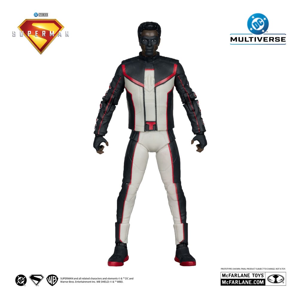 Superman (2025) DC Multiverse Deluxe Theatrical Edition Actionfigur Mr. Terrific (Red Platinum Edition) 18 cm - Versand: 5-7 Tage nach Bestellung