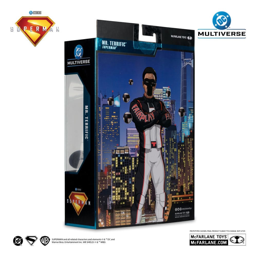 Superman (2025) DC Multiverse Deluxe Theatrical Edition Actionfigur Mr. Terrific (Red Platinum Edition) 18 cm - Versand: 5-7 Tage nach Bestellung