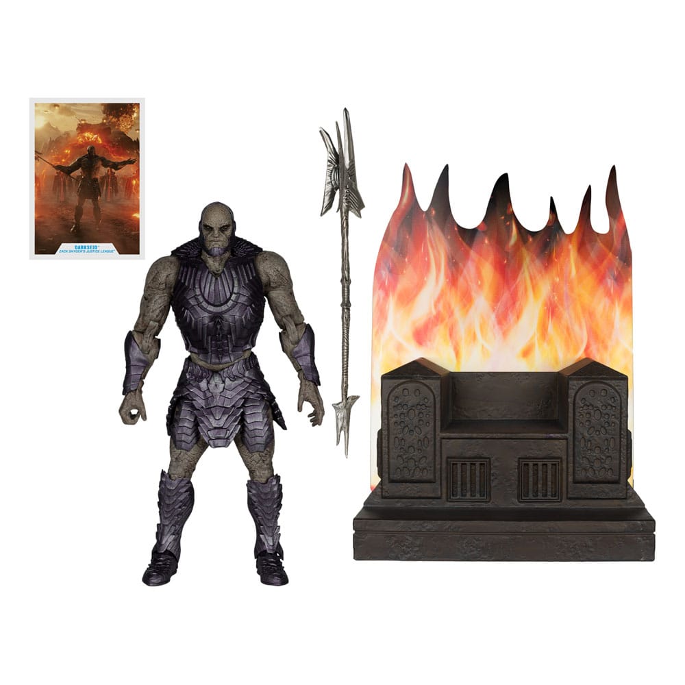 Zack Snyder's Justice League DC Multiverse Mega Actionfigur Darkseid with Throne (Gold Label) 24 cm - Versand: 5-7 Tage nach Bestellung
