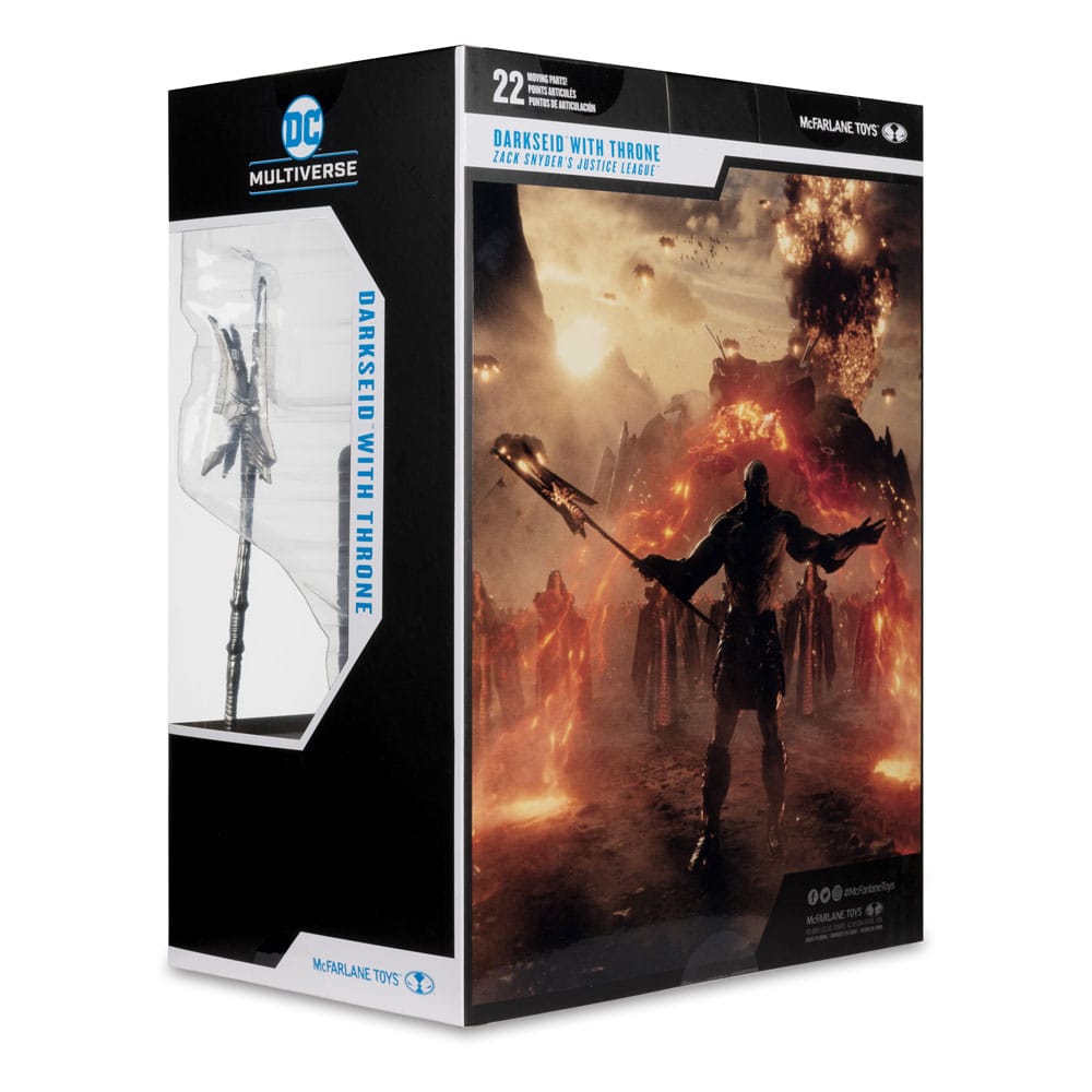 Zack Snyder's Justice League DC Multiverse Mega Actionfigur Darkseid with Throne (Gold Label) 24 cm - Versand: 5-7 Tage nach Bestellung