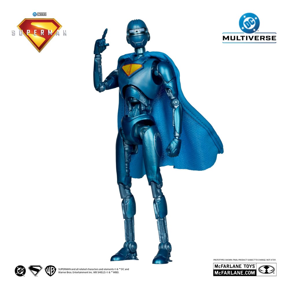 Superman (2025) DC Multiverse Deluxe Actionfigur Superman Robot (Red Platinum Edition) 18 cm - Versand: 5-7 Tage nach Bestellung