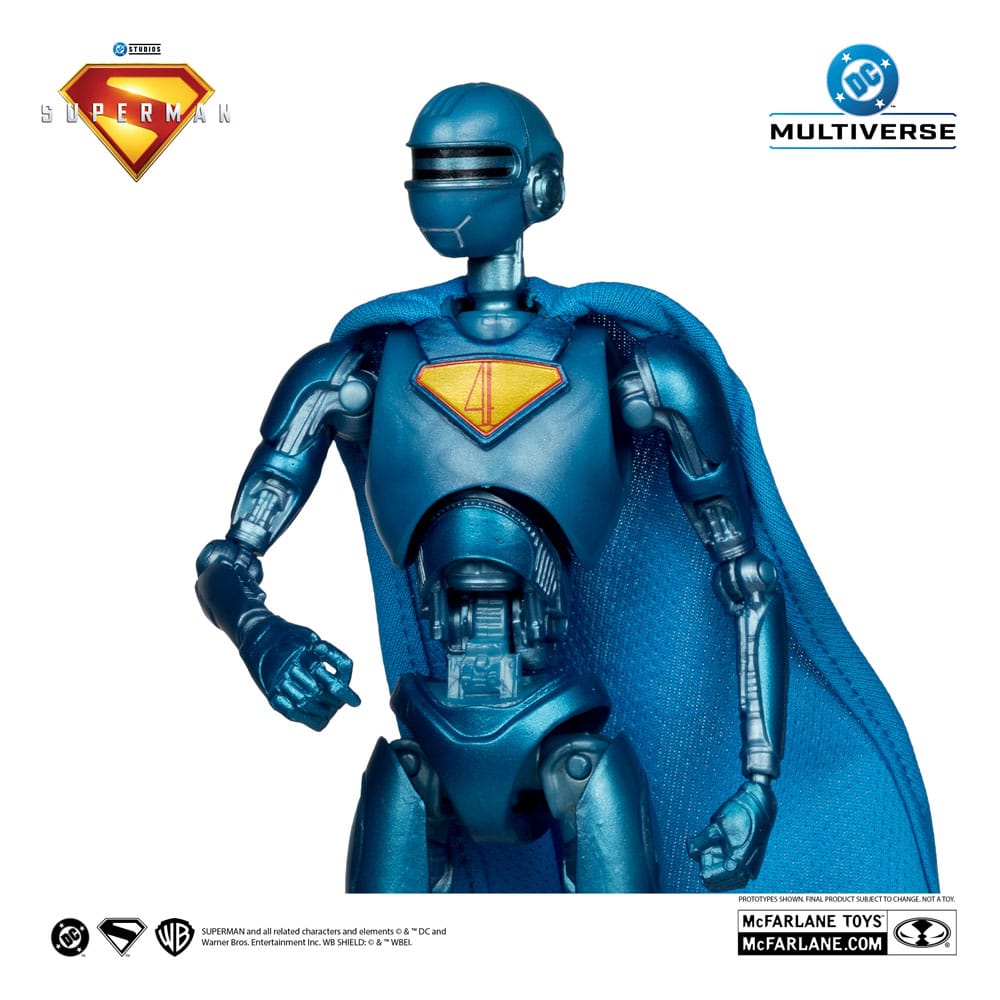 Superman (2025) DC Multiverse Deluxe Actionfigur Superman Robot (Red Platinum Edition) 18 cm - Versand: 5-7 Tage nach Bestellung