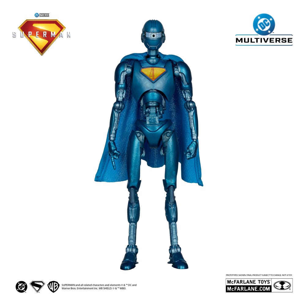 Superman (2025) DC Multiverse Deluxe Actionfigur Superman Robot (Red Platinum Edition) 18 cm - Versand: 5-7 Tage nach Bestellung