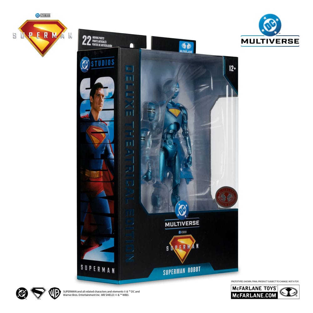 Superman (2025) DC Multiverse Deluxe Actionfigur Superman Robot (Red Platinum Edition) 18 cm - Versand: 5-7 Tage nach Bestellung