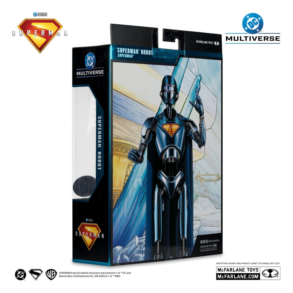 Superman (2025) DC Multiverse Deluxe Actionfigur Superman Robot (Red Platinum Edition) 18 cm - Versand: 5-7 Tage nach Bestellung